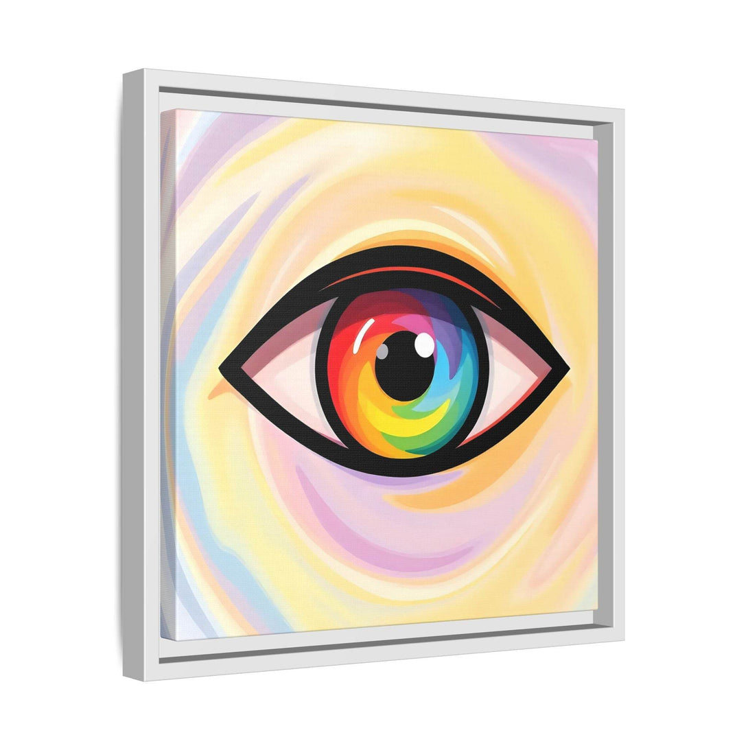 PsEyeFlow #18 - Ethereal Visionb. ( Colorful Framed Matte Canvas Decor ) - Highdellic