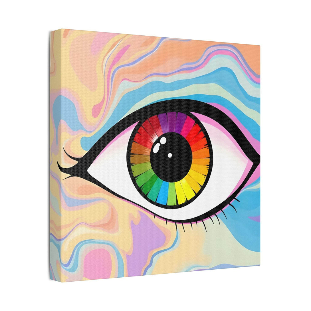 PsEyeFlow #1 – Prism Vision. (Satin Canvas, Stretched) - Highdellic
