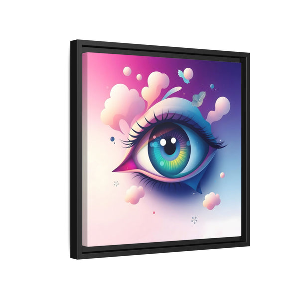 PsEyeDream #27 - Skybound Reverie (Framed Matte Canvas)