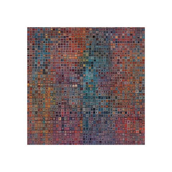 PsEyeCode #2 - Encrypted Echo - on Square Fine Art Poster - Highdellic