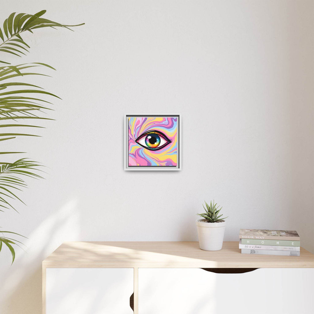 PsEyeFlow #29 - Spectrum Gaze.b (Matte Canvas, Framed (Multi-color)) - Highdellic