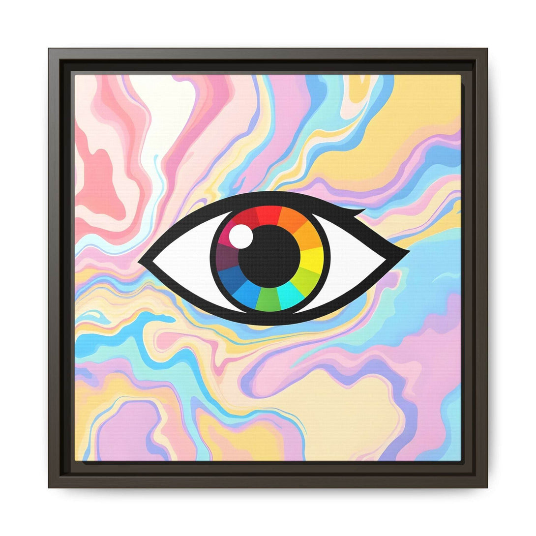 PsEyeFlow #30 - Spectrum Vision (Matte Canvas, Framed (Multi-color)) - Highdellic