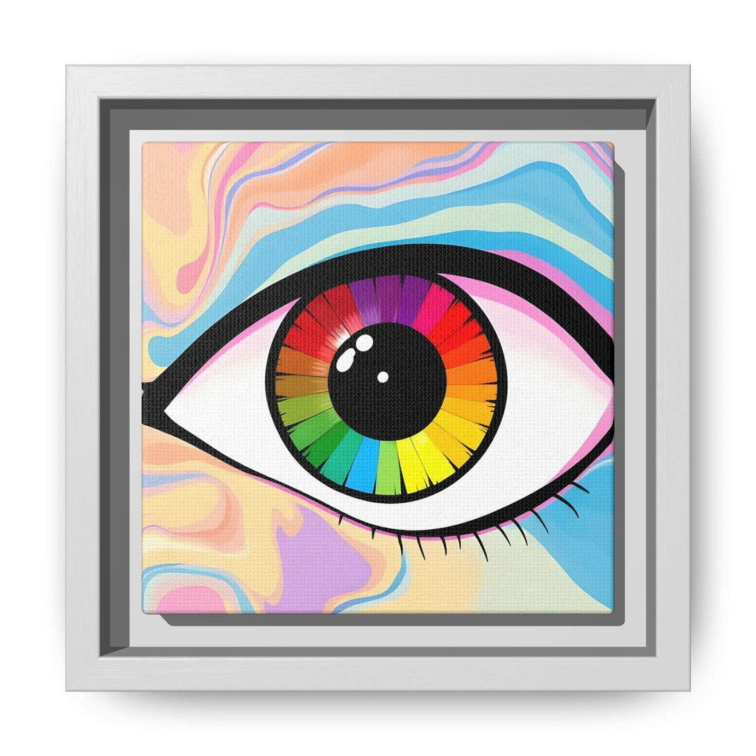 PsEyeFlow #1 – Prism Vision. (Matte Canvas, Framed, Multi-color) - Highdellic