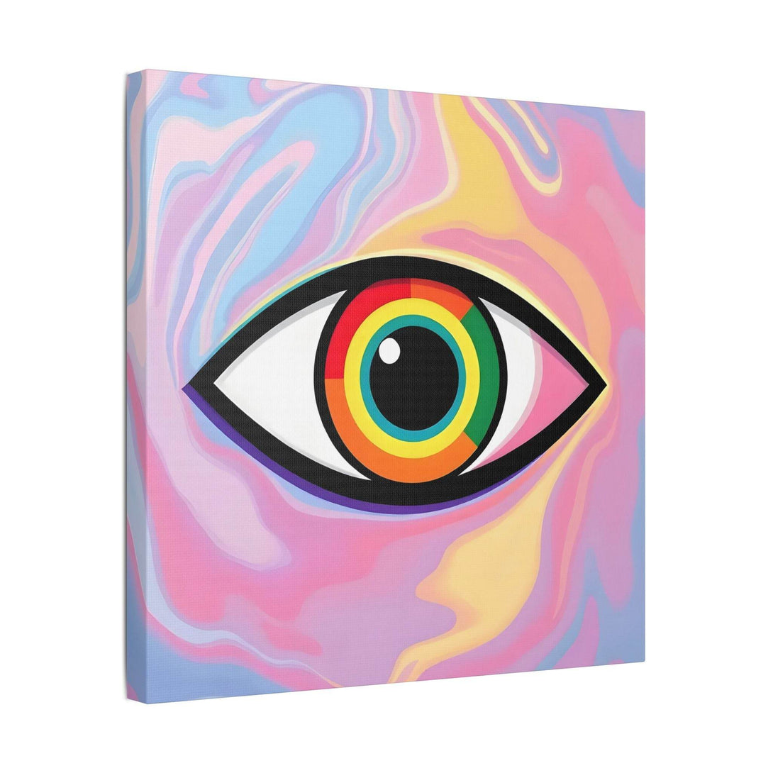 PsEyeFlow #6 - Vortex Vision. (Satin Canvas, Stretched) - Highdellic