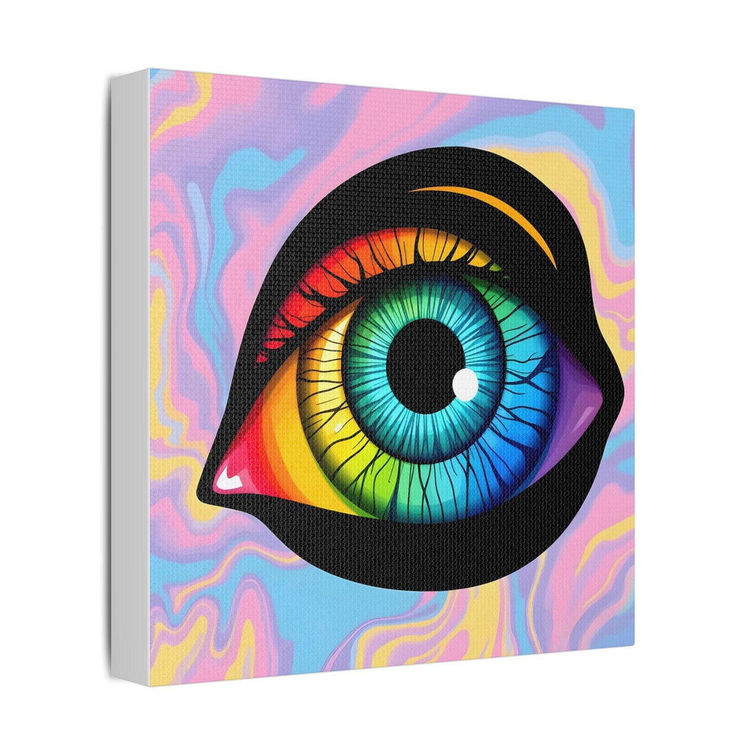 PsEyeFlow 4 - Chromatic Vision. (Satin Canvas, Stretched) - Highdellic