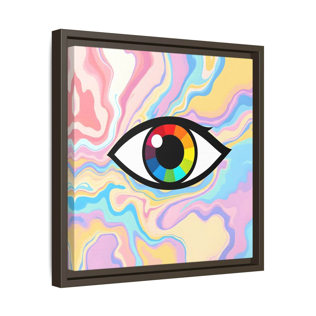 PsEyeFlow #30 - Spectrum Vision (Matte Canvas, Framed (Multi-color)) - Highdellic