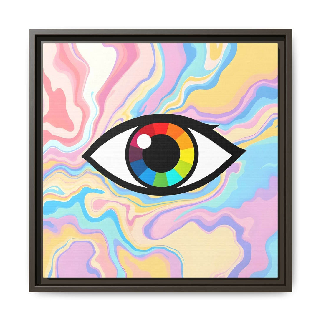 PsEyeFlow #30 - Spectrum Vision (Matte Canvas, Framed (Multi-color)) - Highdellic