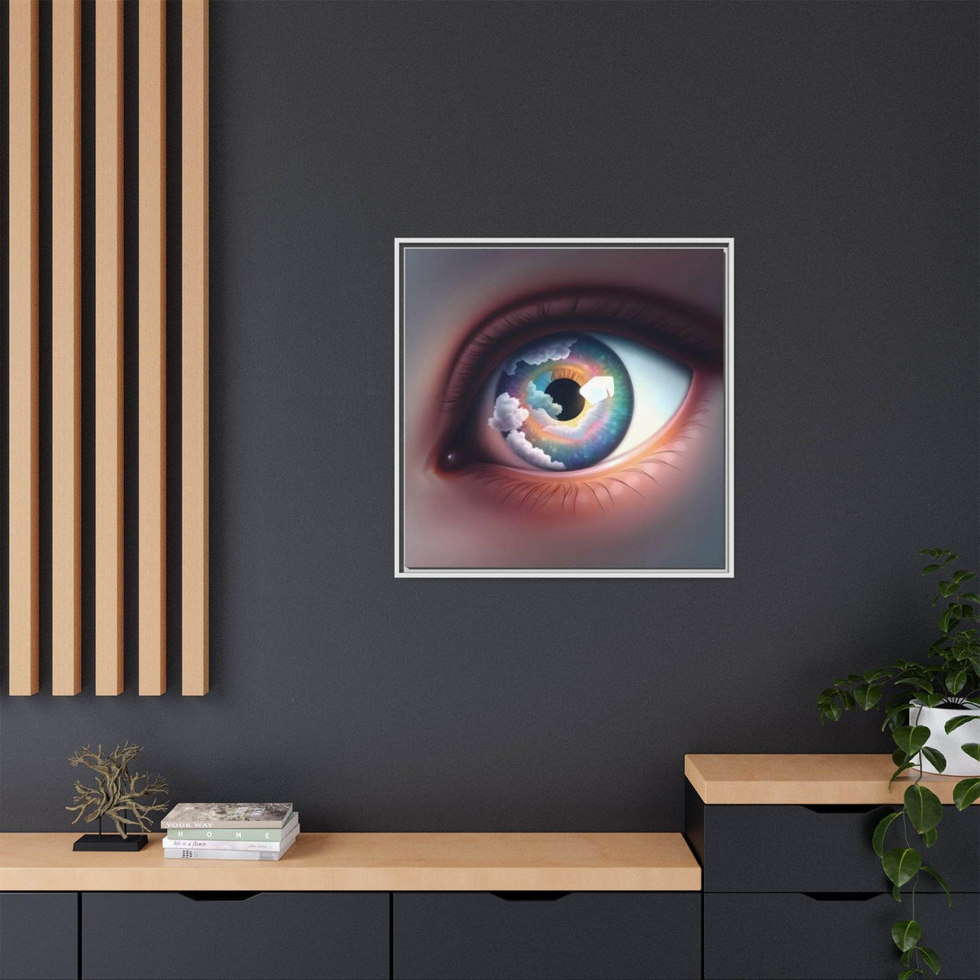 PsEyeDream #2 - Celestial Vision on Framed Matte Canvas - Highdellic