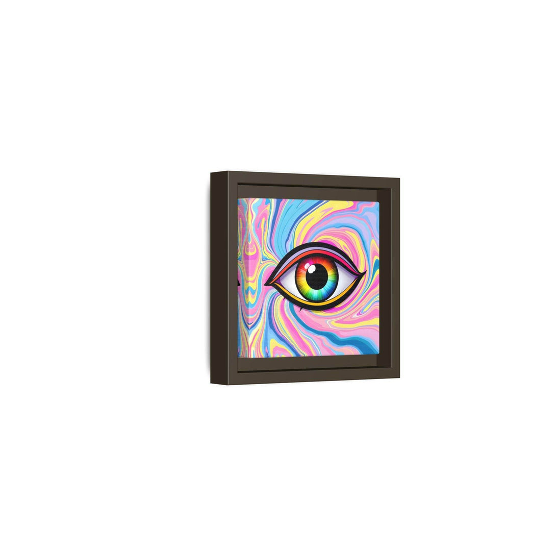 PsEyeFlow #31 - The Kaleidosoul on Framed Matte Canvas - Highdellic