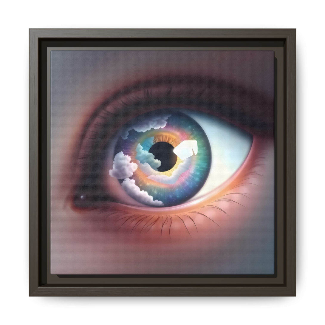 PsEyeDream #2 - Celestial Vision on Framed Matte Canvas - Highdellic