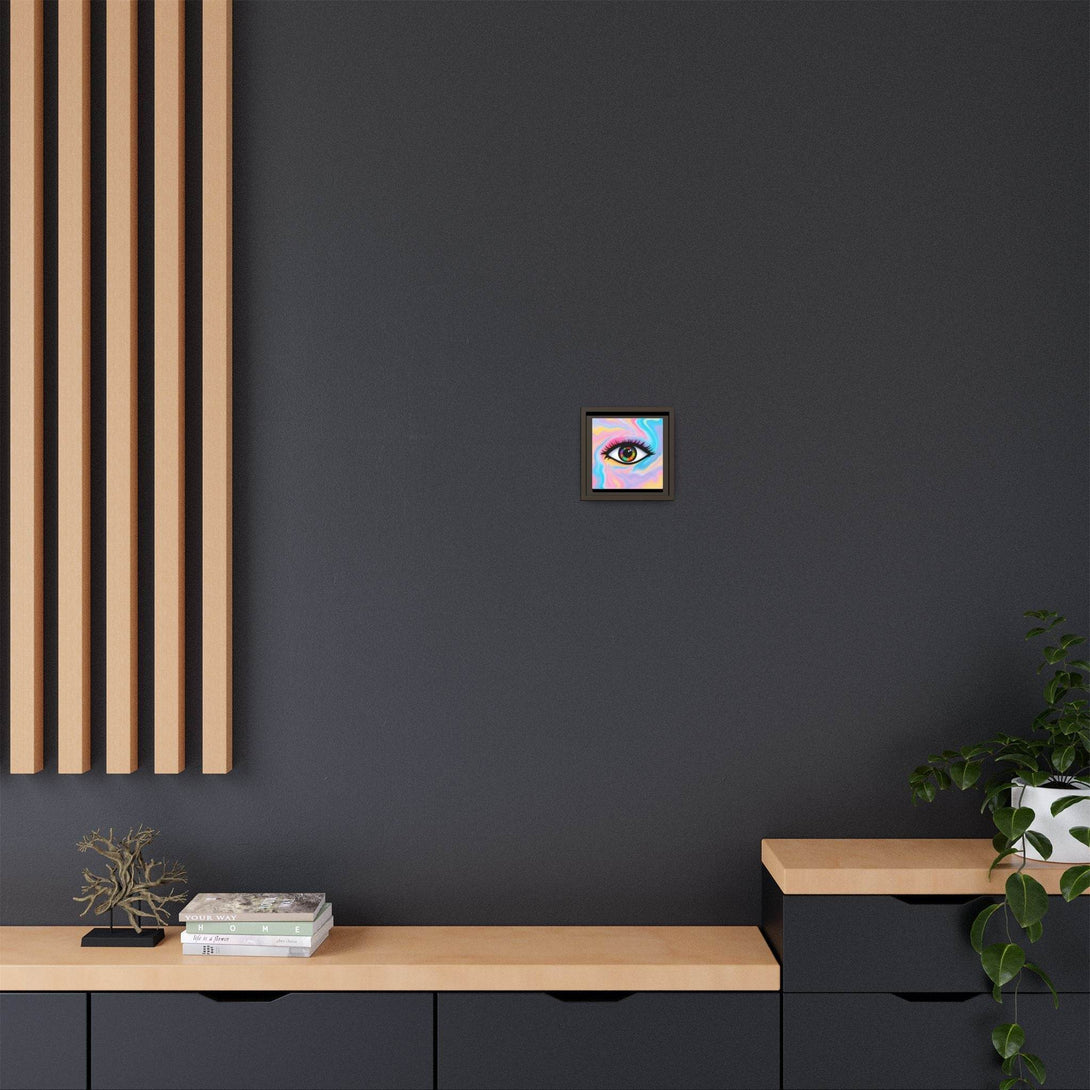 PsEyeFlow #32 - Prism Mirage on Framed Matte Canvas (multi colour) - Highdellic