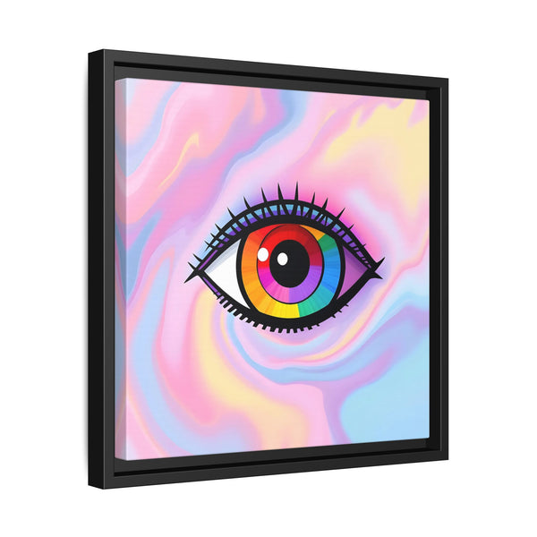 PsEyeFlow #11 - Spectrum Awakening. (Framed Matte Canvas)