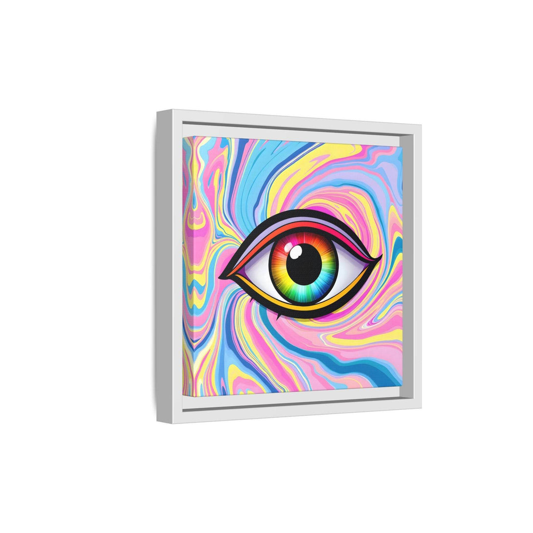 PsEyeFlow #31 - The Kaleidosoul on Framed Matte Canvas - Highdellic