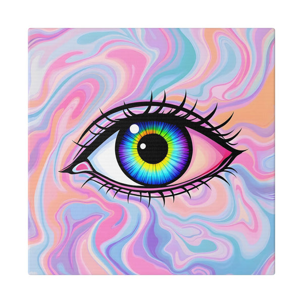 PsEyeFlow #3 – Vivid Mirage (Classic Stretched Canvas)