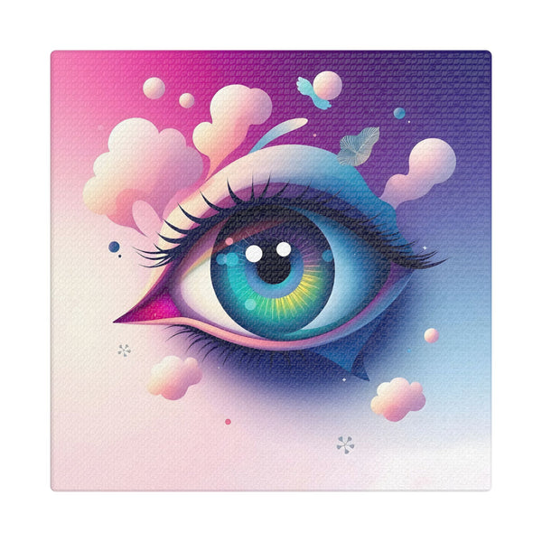 PsEyeDream #27 - Skybound Reverie (Stretched Satin Canvas)