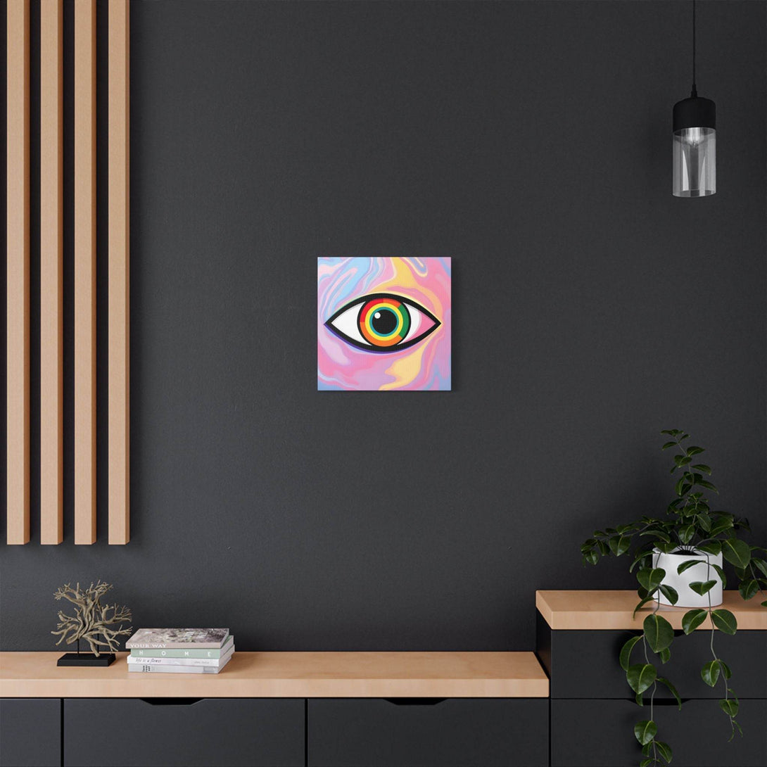 PsEyeFlow #6 - Vortex Vision. (Satin Canvas, Stretched) - Highdellic