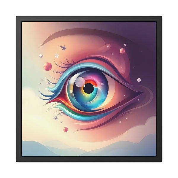 PsEyeDream #23 - Celestial Reflection (Framed Poster)