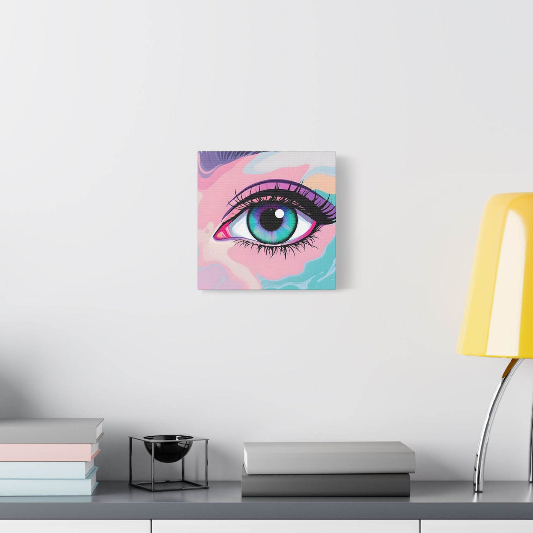 PsEyeFlow #2 – Lucid Gaze. (Satin Canvas, Stretched) - Highdellic