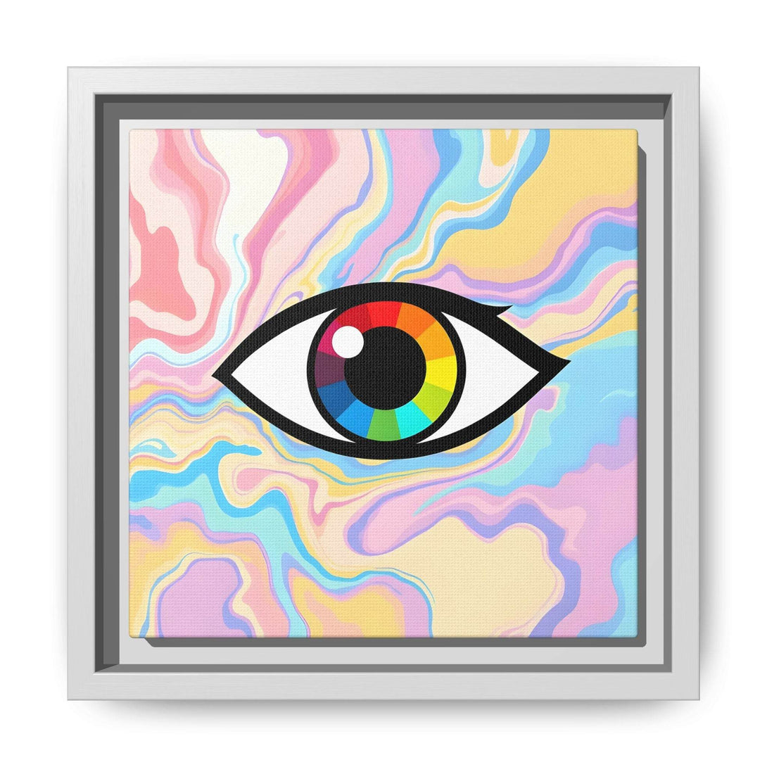 PsEyeFlow #30 - Spectrum Vision (Matte Canvas, Framed (Multi-color)) - Highdellic
