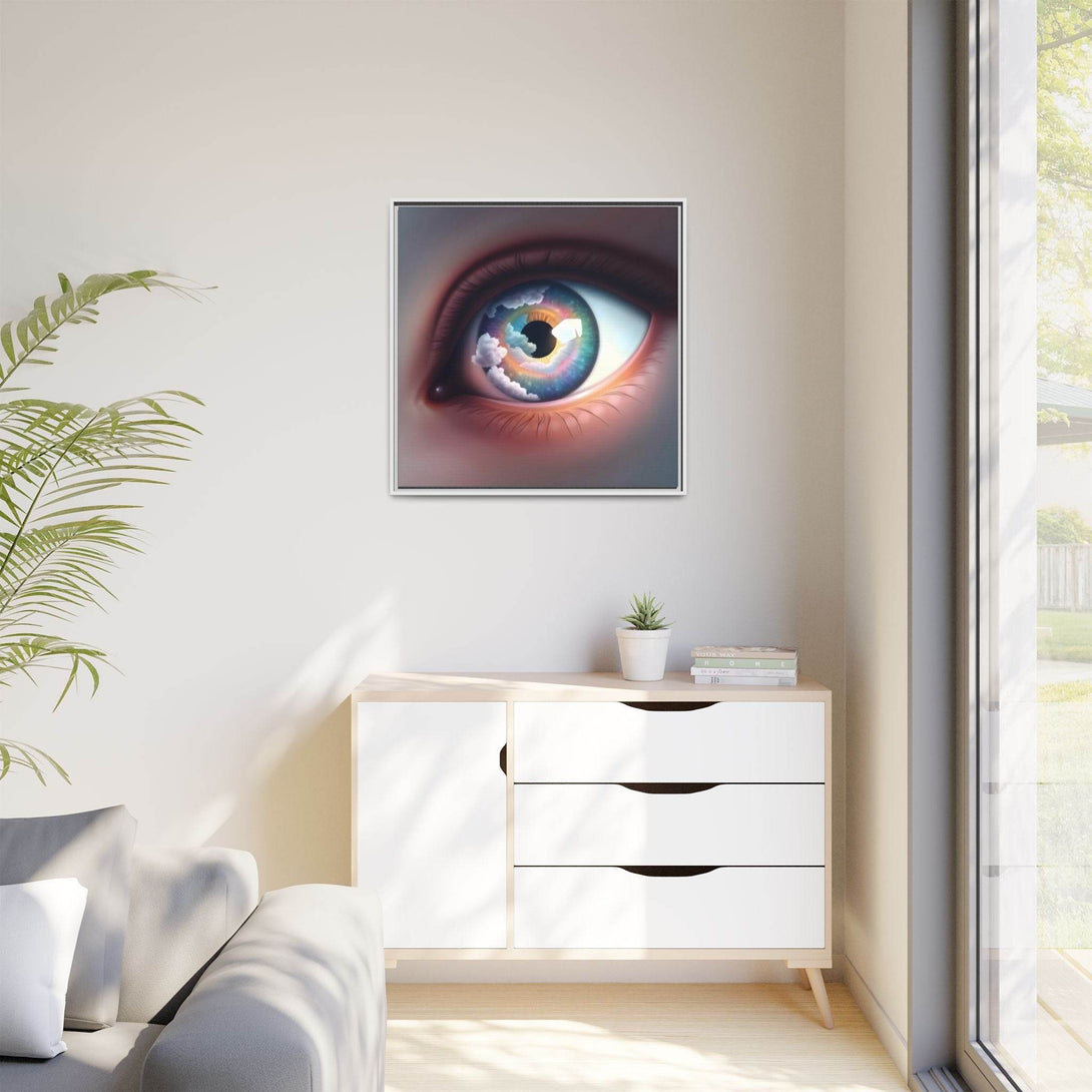 PsEyeDream #2 - Celestial Vision on Framed Matte Canvas - Highdellic