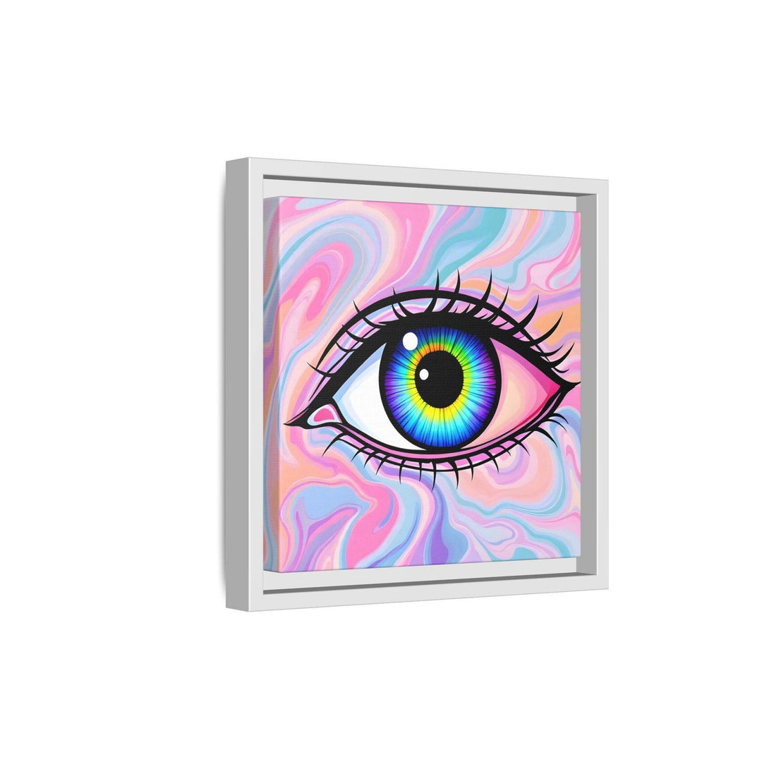PsEyeFlow #3 – Vivid Mirage (Matte Canvas, Framed (Multi-color)) - Highdellic