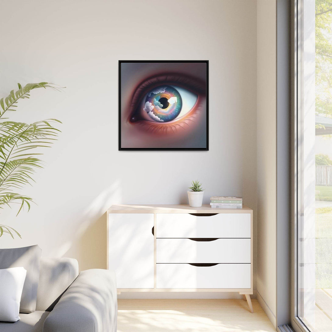PsEyeDream #2 - Celestial Vision on Framed Matte Canvas - Highdellic