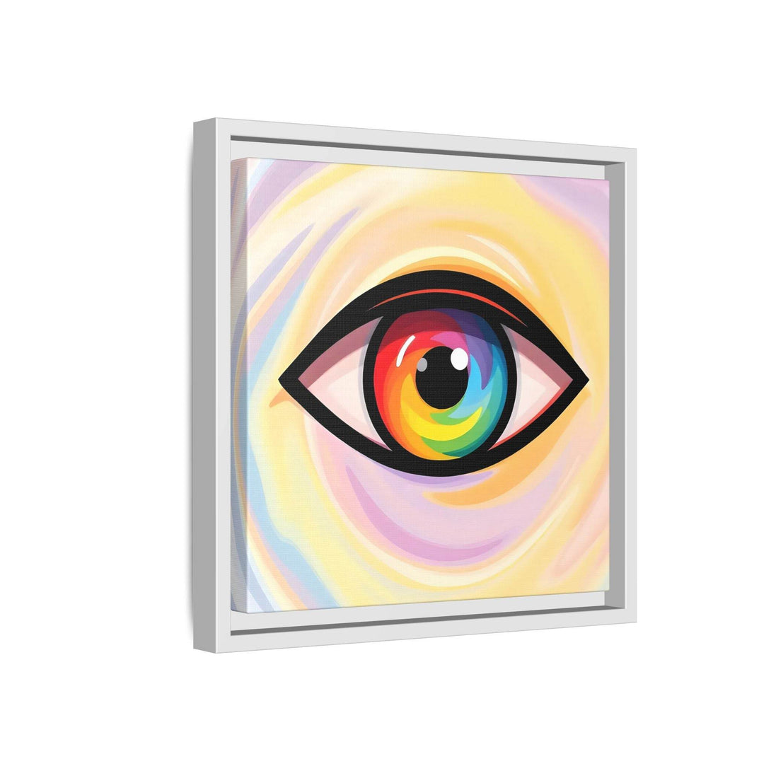 PsEyeFlow #18 - Ethereal Visionb. ( Colorful Framed Matte Canvas Decor ) - Highdellic