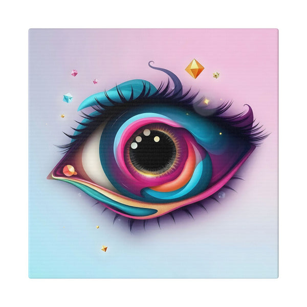 PsEyeDream #25 – Neon Reverie (Stretched Classic Canvas)