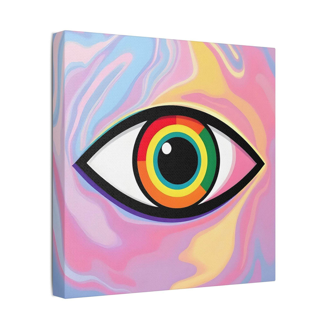 PsEyeFlow #6 - Vortex Vision. (Satin Canvas, Stretched) - Highdellic