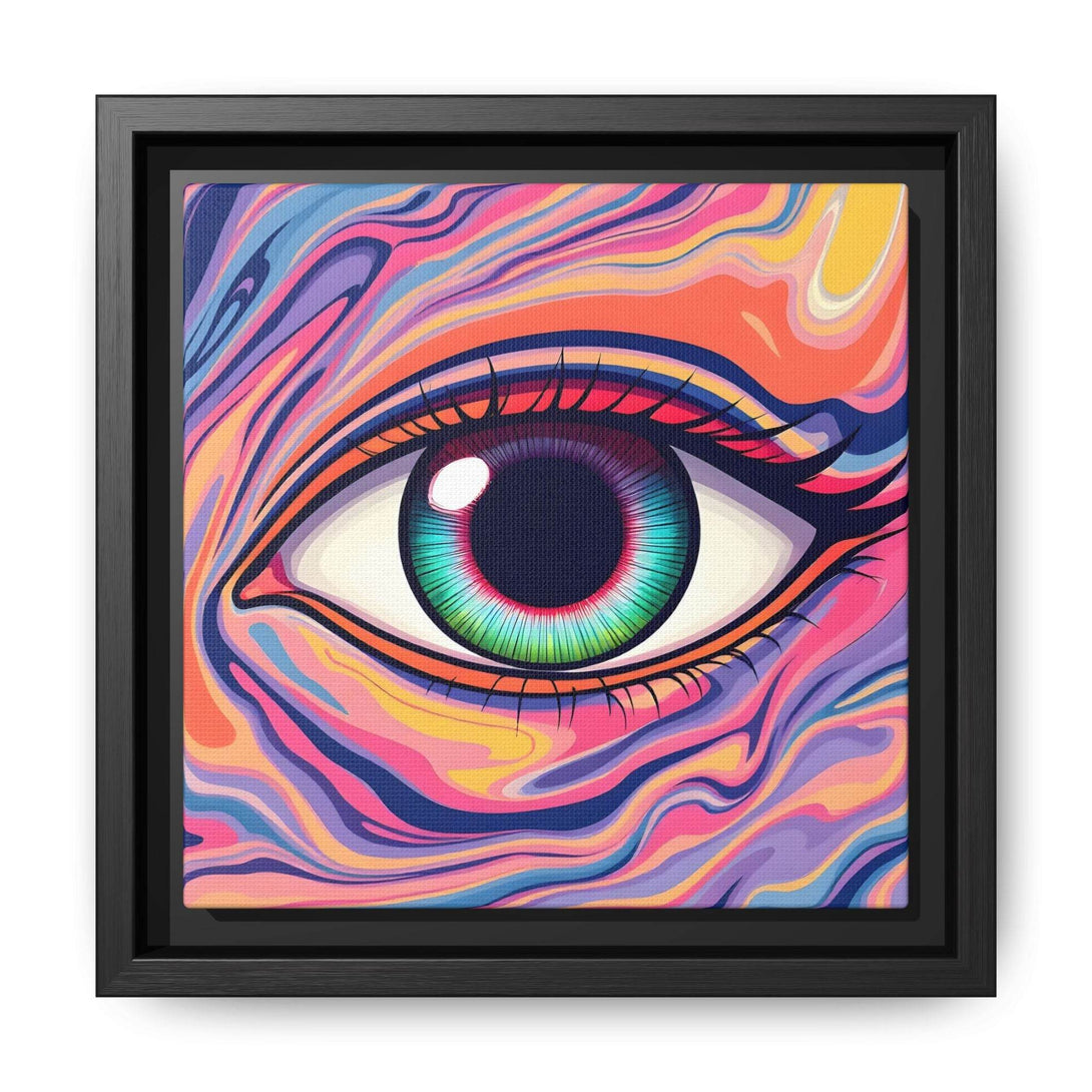 PsEyeFlow #26 - Vivid Echo - (Matte Canvas, Framed (Multi-color)) - Highdellic