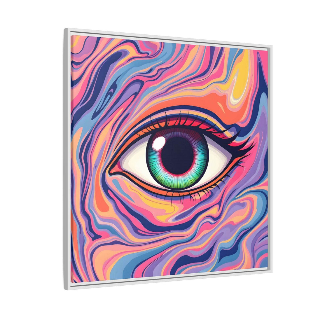 PsEyeFlow #26 - Vivid Echo - (Matte Canvas, Framed (Multi-color)) - Highdellic