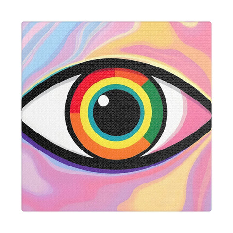 PsEyeFlow #6 - Vortex Vision. (Satin Canvas, Stretched) - Highdellic