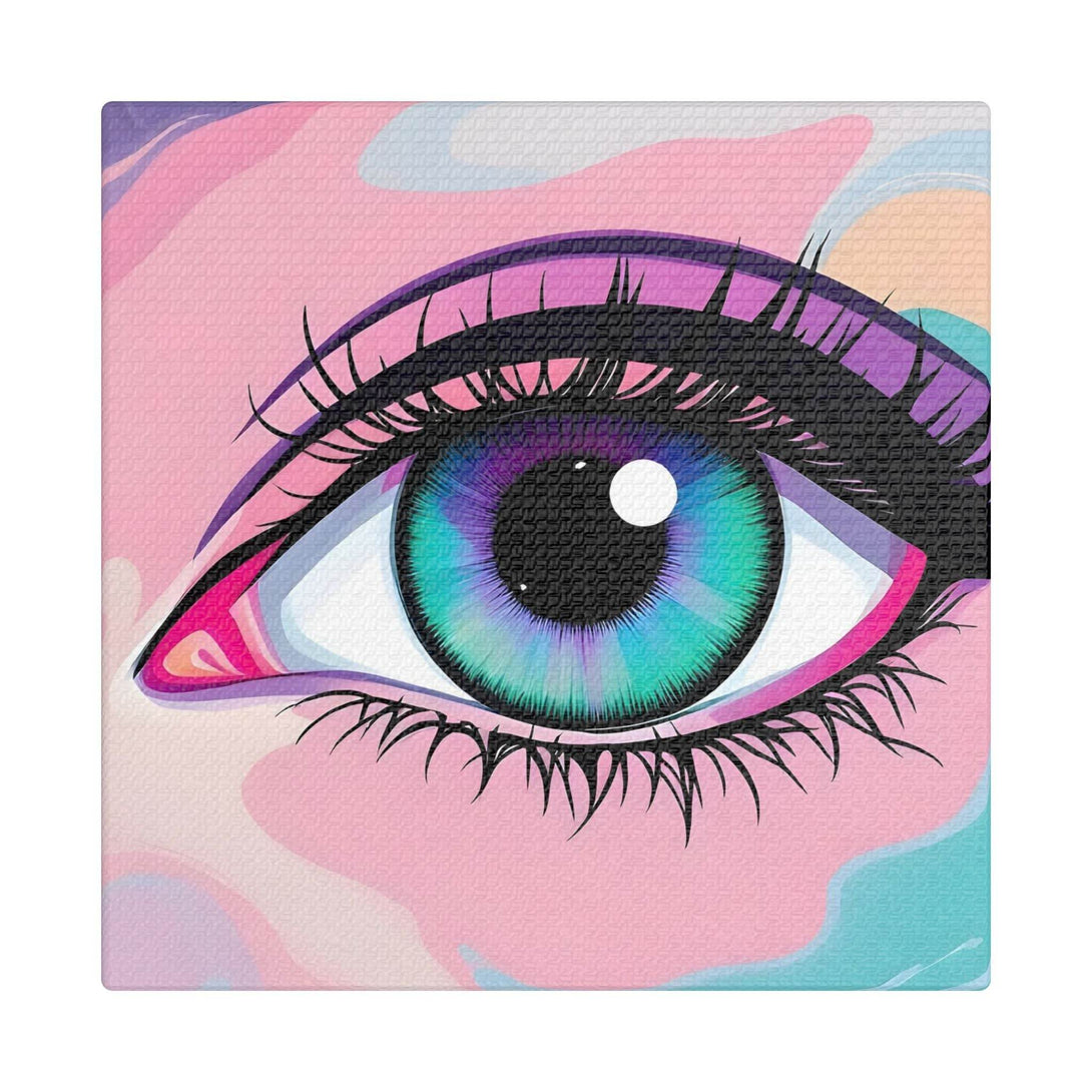 PsEyeFlow #2 – Lucid Gaze. (Satin Canvas, Stretched) - Highdellic
