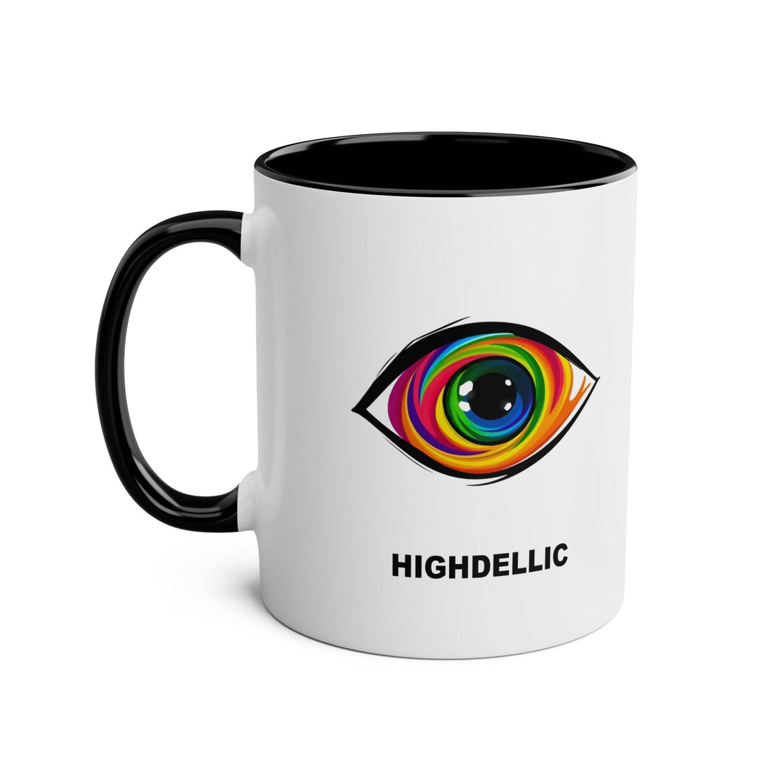 Highdellic PsEyeGo 1 on Vibrant Two-Tone 11oz Coffee Mug, - Highdellic