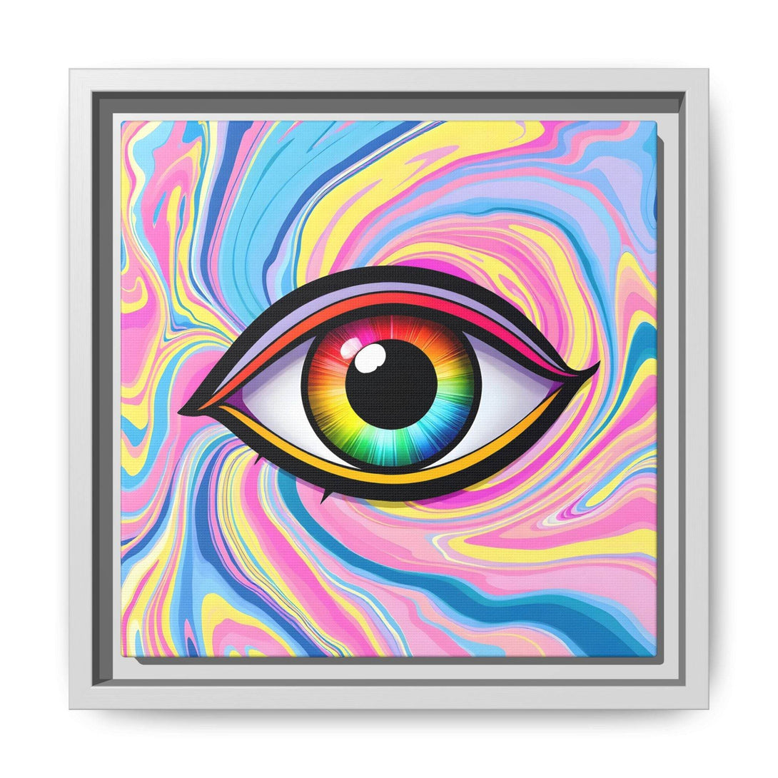 PsEyeFlow #31 - The Kaleidosoul on Framed Matte Canvas - Highdellic