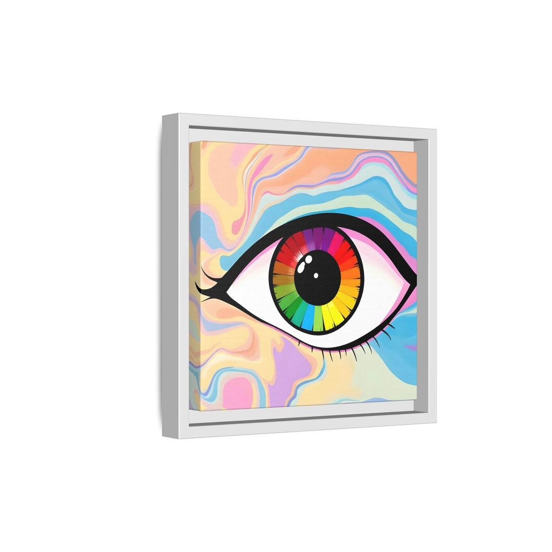 PsEyeFlow #1 – Prism Vision. (Matte Canvas, Framed, Multi-color) - Highdellic