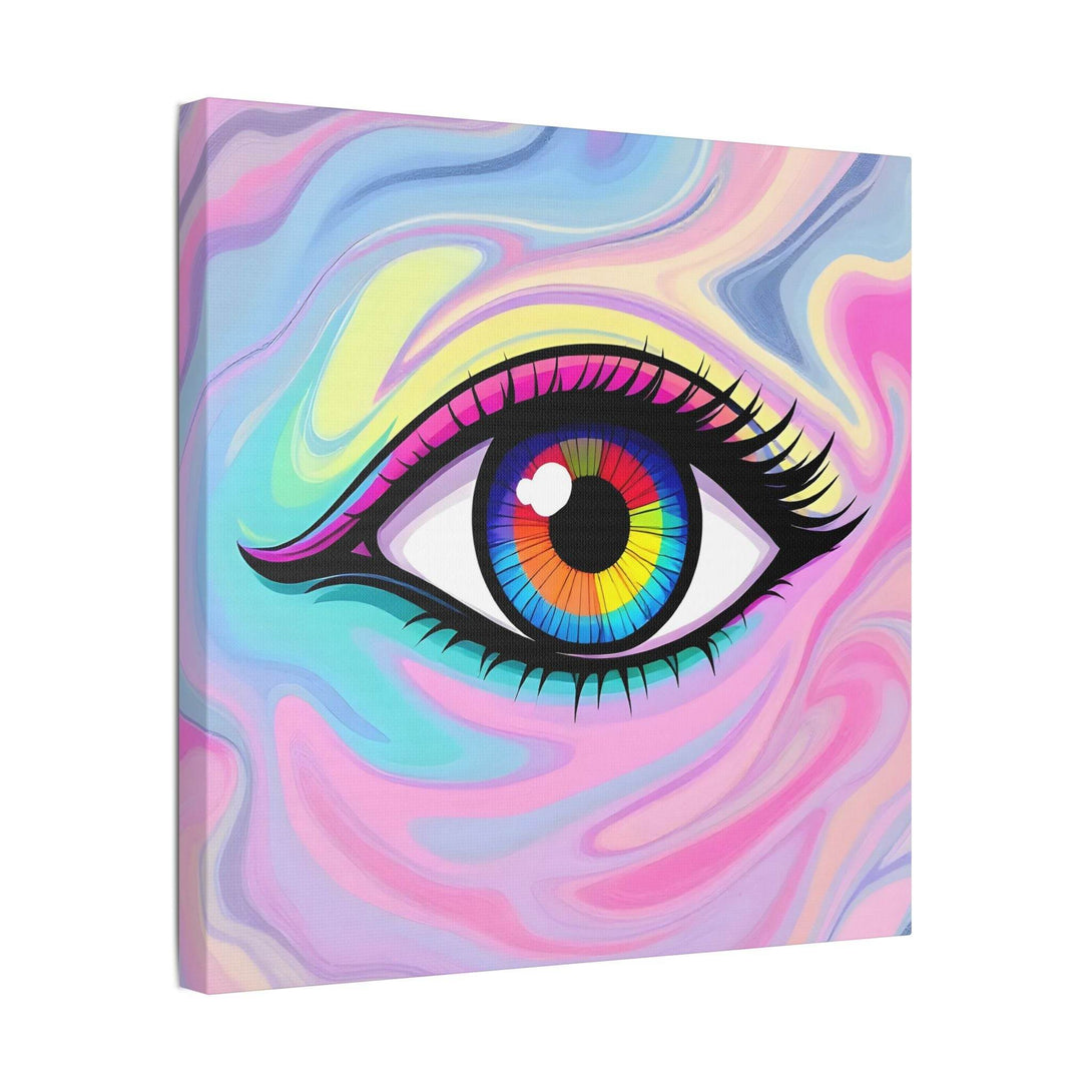 PsEyeFlow #8 - Radiant Vision. (Satin Canvas, Stretched) - Highdellic