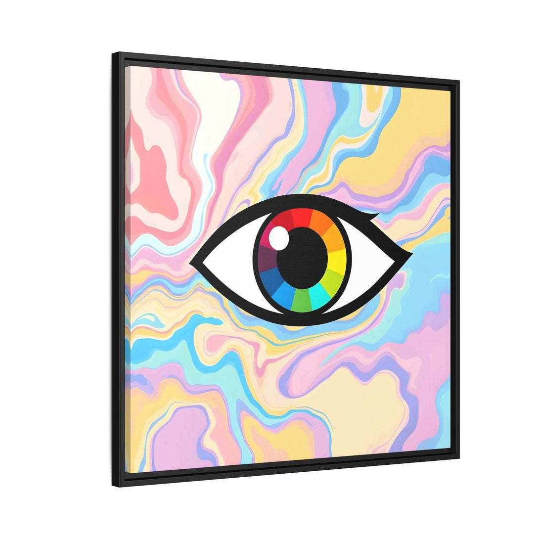 PsEyeFlow #30 - Spectrum Vision (Matte Canvas, Framed (Multi-color)) - Highdellic
