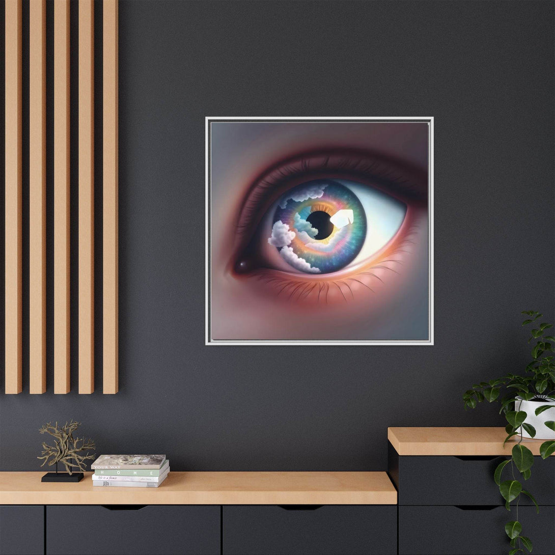 PsEyeDream #2 - Celestial Vision on Framed Matte Canvas - Highdellic