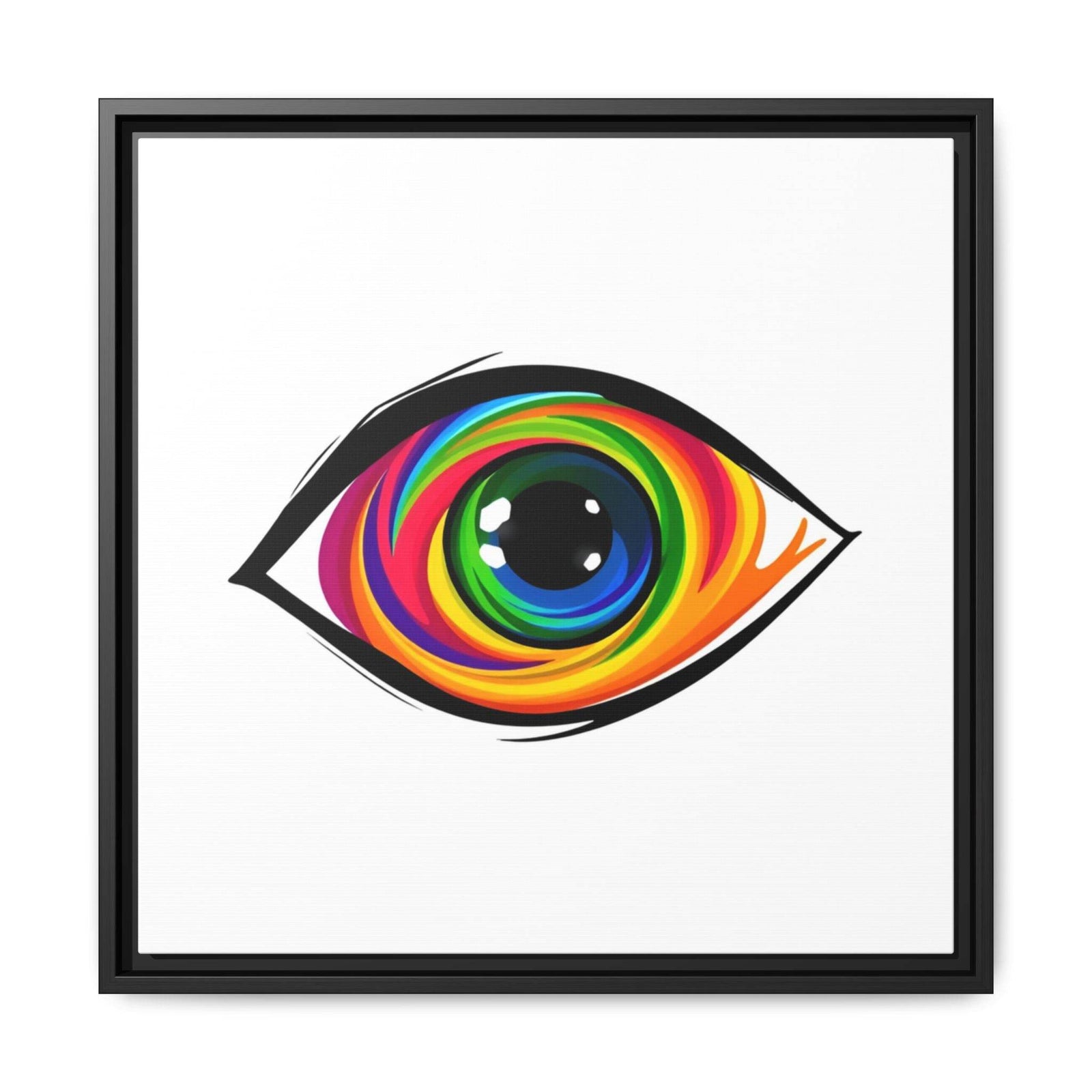 PsEyeGo 1 – Vortex Vision on Framed Matte Canvas (Multi-color) - Highdellic