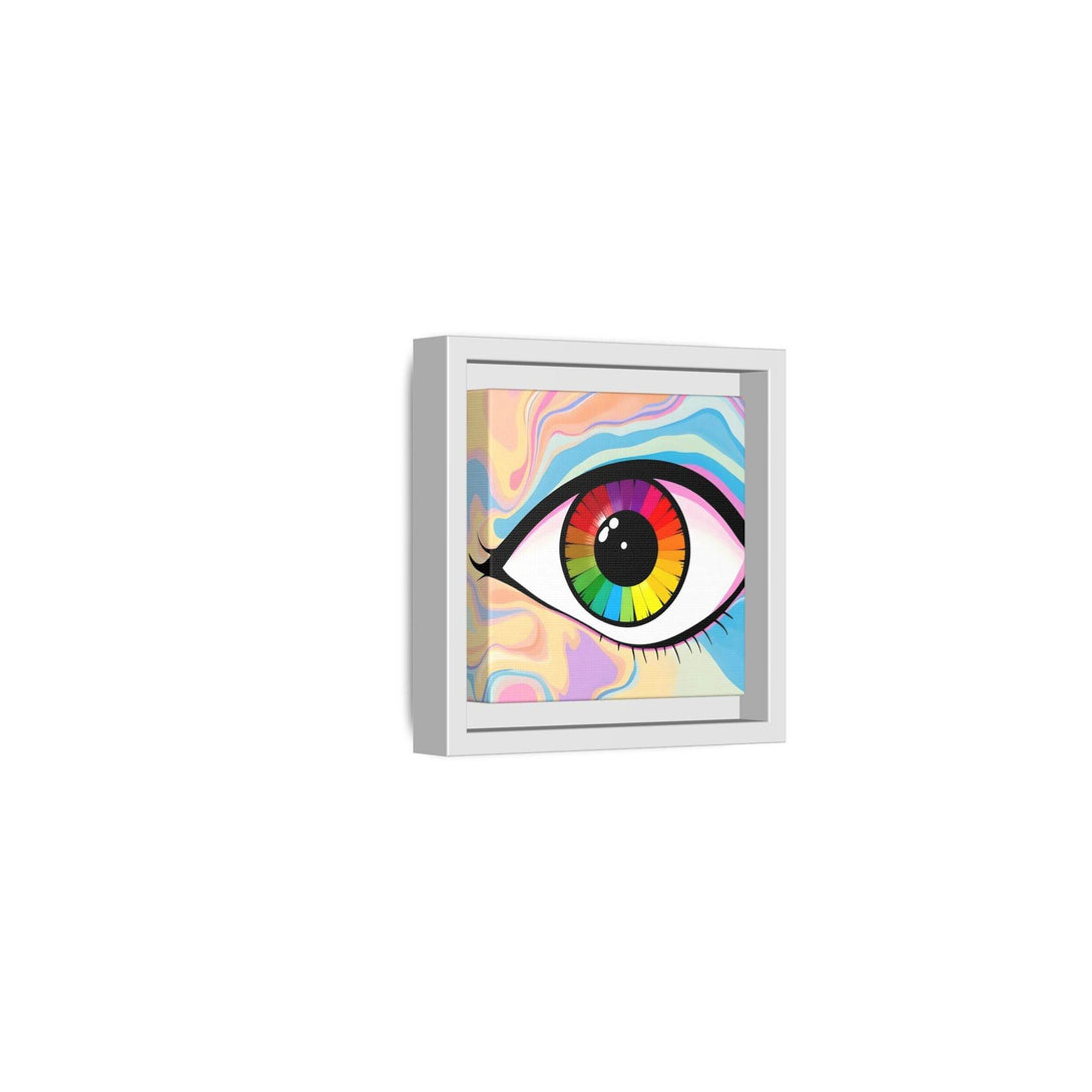 PsEyeFlow #1 – Prism Vision. (Matte Canvas, Framed, Multi-color) - Highdellic