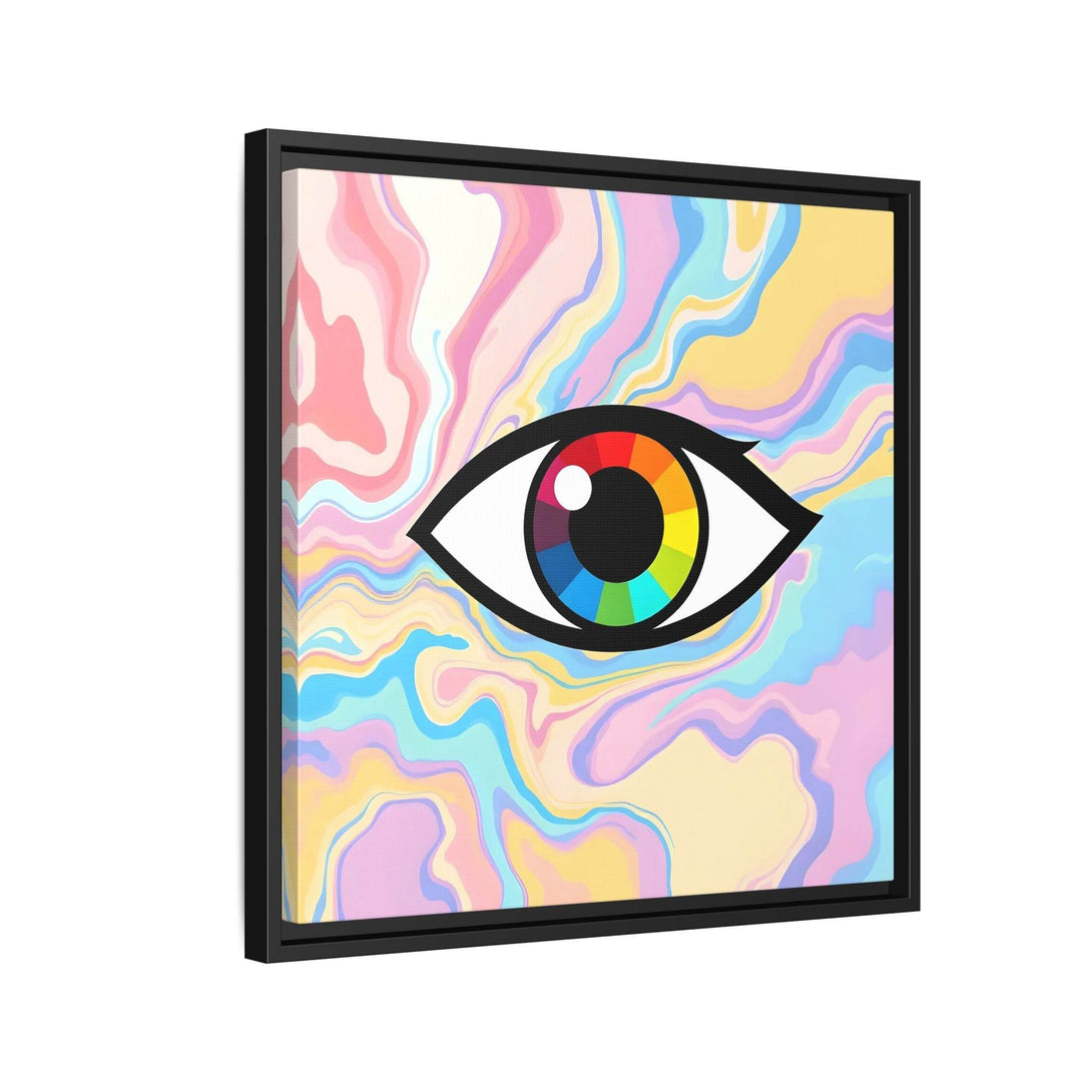PsEyeFlow #30 - Spectrum Vision (Matte Canvas, Framed (Multi-color)) - Highdellic