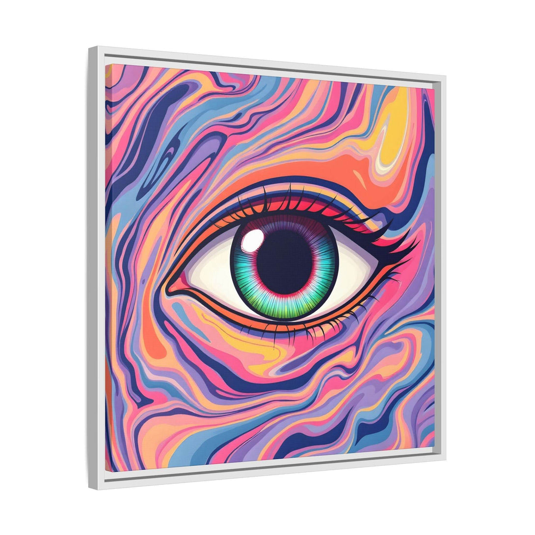 PsEyeFlow #26 - Vivid Echo - (Matte Canvas, Framed (Multi-color)) - Highdellic