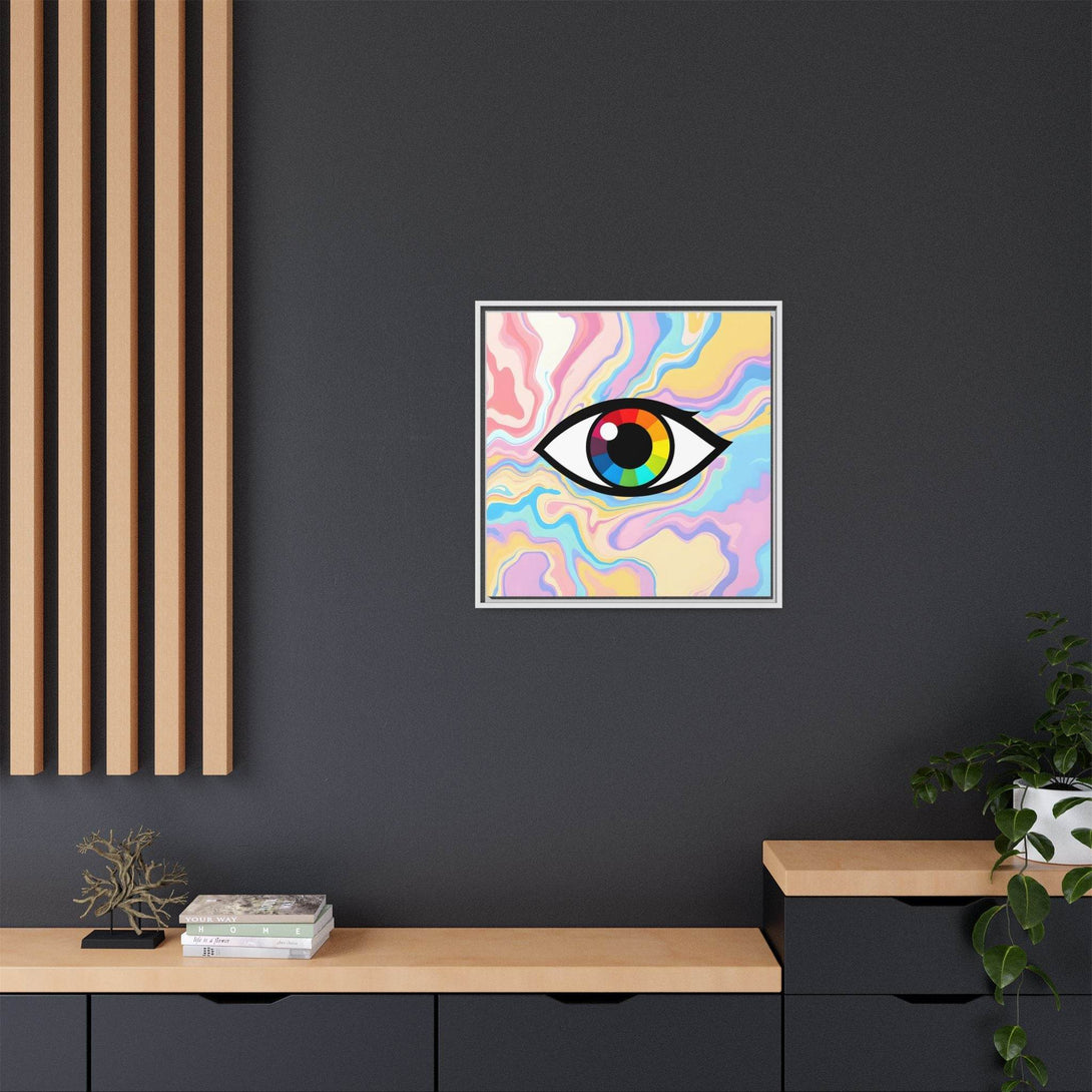 PsEyeFlow #30 - Spectrum Vision (Matte Canvas, Framed (Multi-color)) - Highdellic