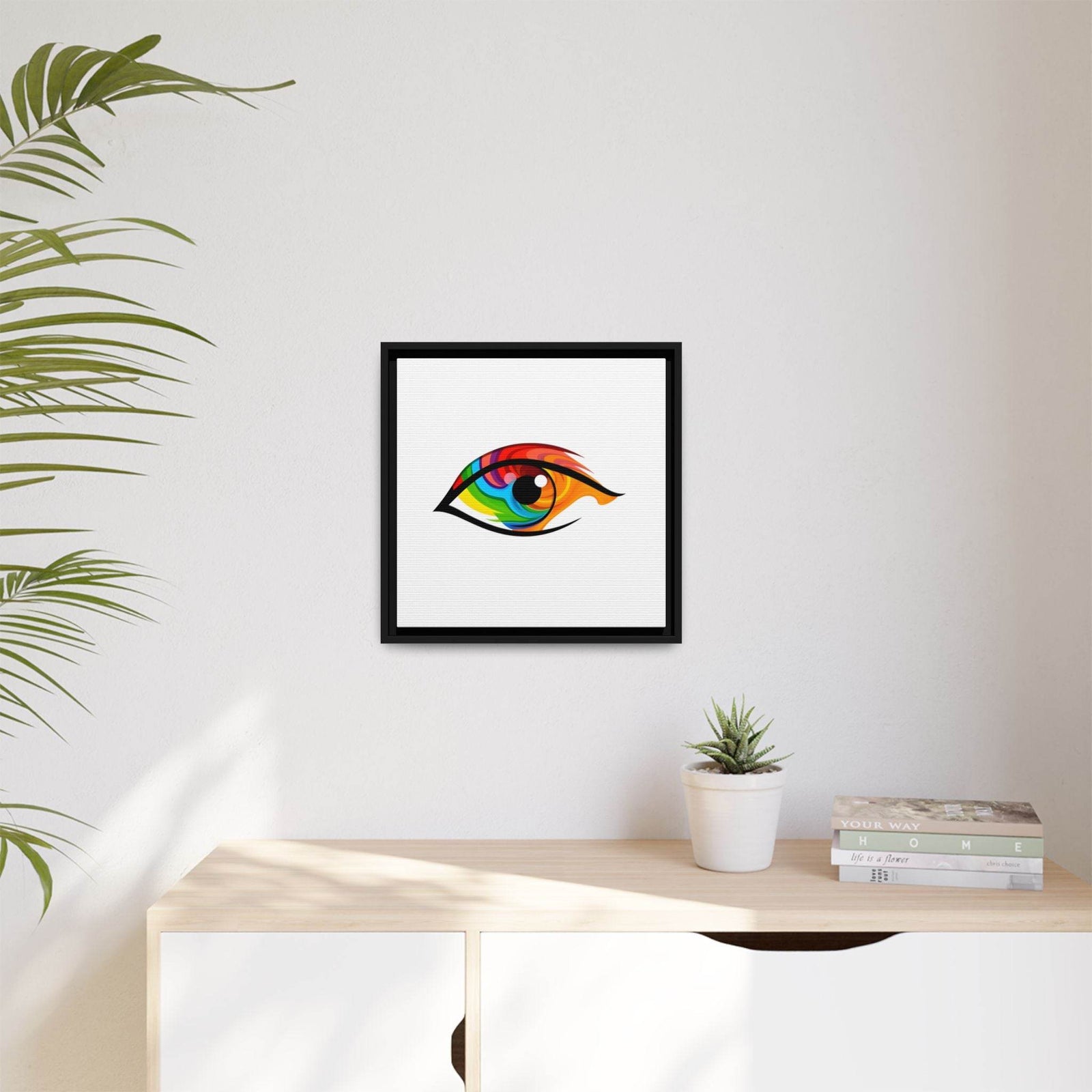 PsEyeGo 2 – Prism Gaze Vision on Framed Matte Canvas (Multi-color) - Highdellic