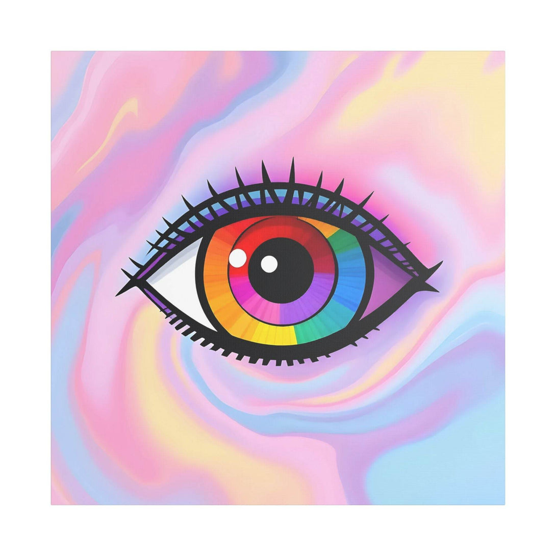 PsEyeFlow #11 - Spectrum Awakening. (Satin Canvas, Stretched) - Highdellic