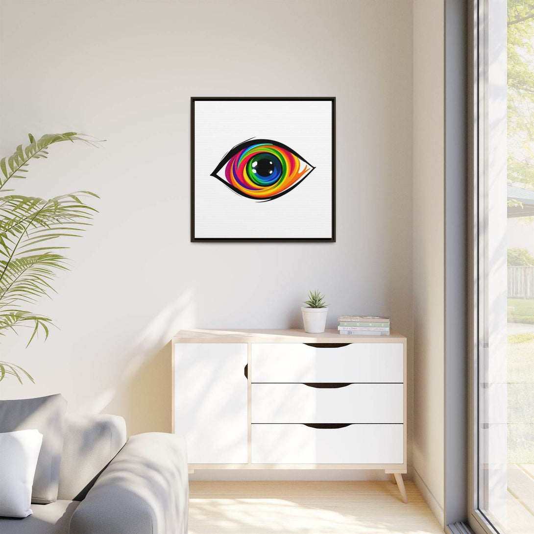 PsEyeGo 1 – Vortex Vision on Framed Matte Canvas (Multi-color) - Highdellic