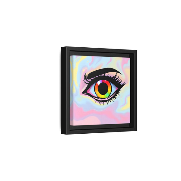 PsEyeFlow #35 - Spectrum Sentinel (Framed Matte Canvas)