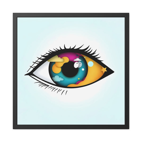 PsEyeDream #8 – Eye of Daydream (Framed Poster)