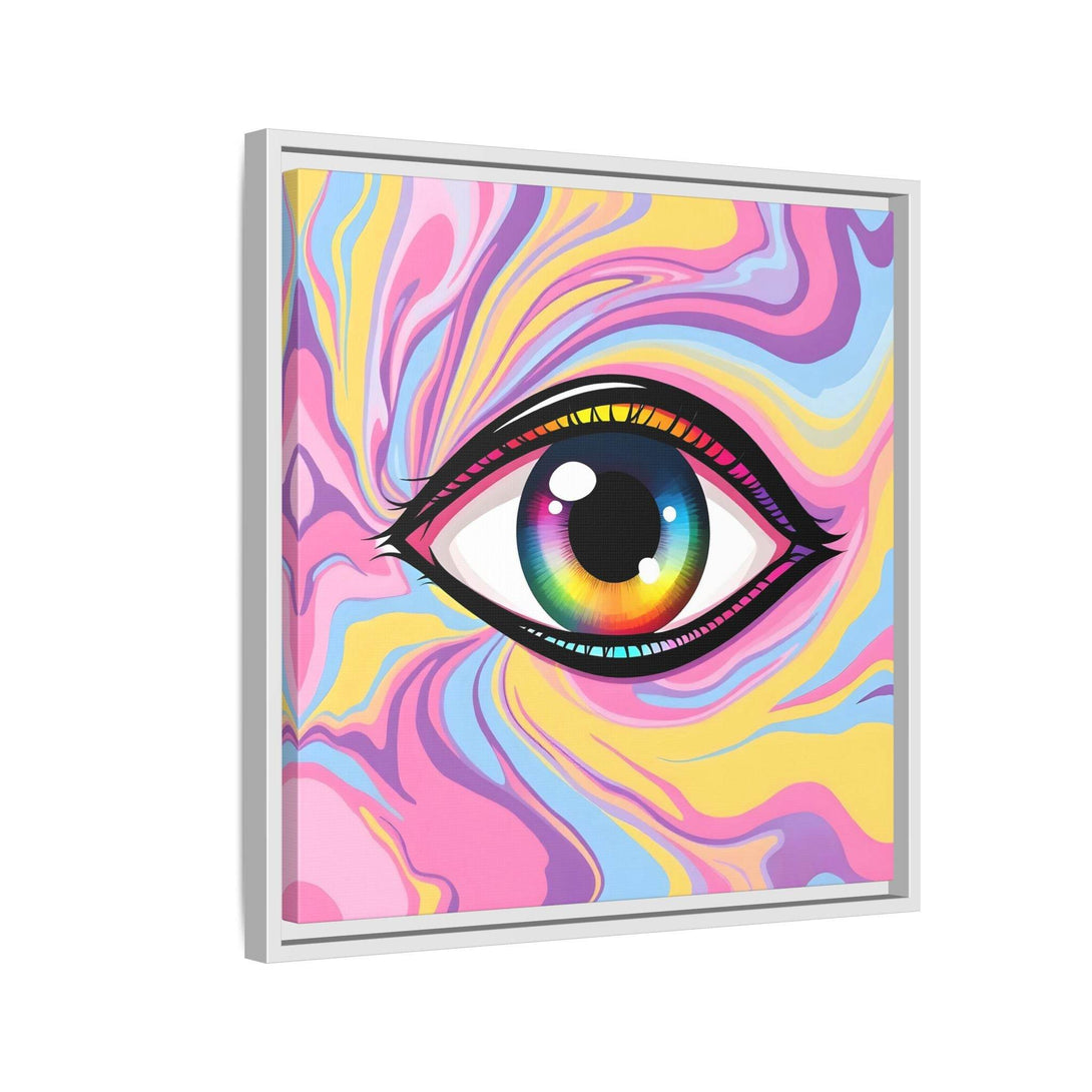 PsEyeFlow #29 - Spectrum Gaze.b (Matte Canvas, Framed (Multi-color)) - Highdellic